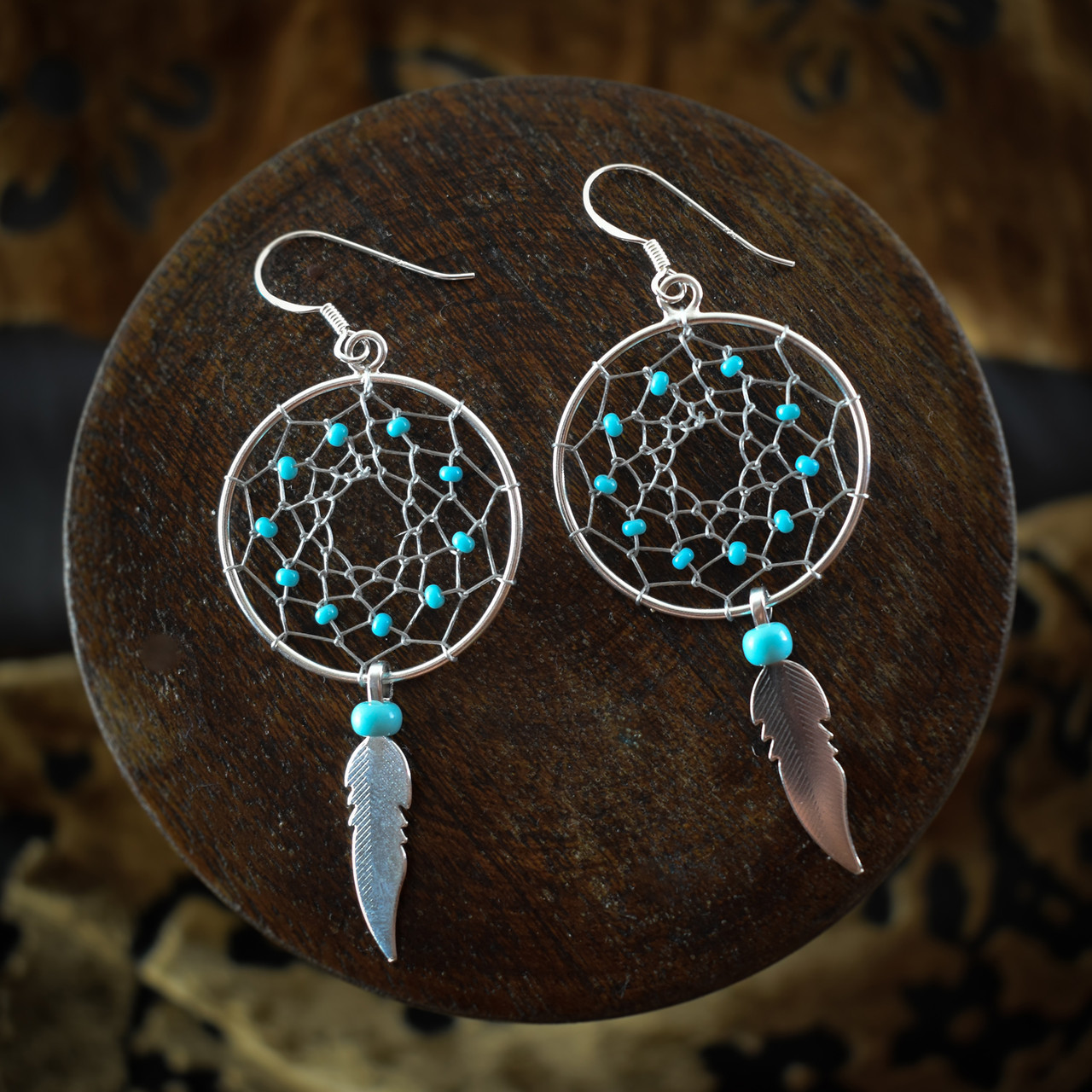 AeraVida Enchanting Native American Style Dream Catcher .925 Sterling  Silver Dangle Earrings | Boho Style Sterling Silver Dangle Earring for  Women | Jewelry Gift, Sterling Silver : Amazon.ca: Clothing, Shoes &  Accessories